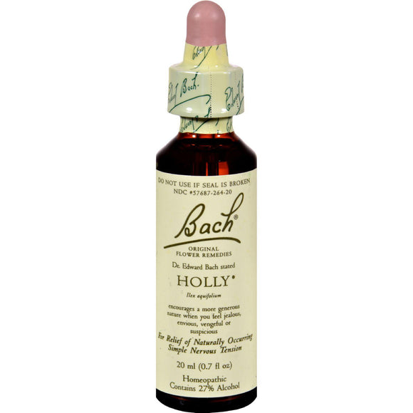 Bach Flower Remedies Essence Holly - 0.7 Fl Oz - Vita-Shoppe.com