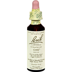 Bach Flower Remedies Essence Oak - 0.7 Fl Oz - Vita-Shoppe.com