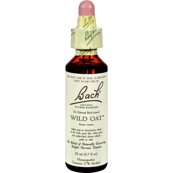 Bach Flower Remedies Essence Wild Oat - 0.7 Fl Oz - Vita-Shoppe.com