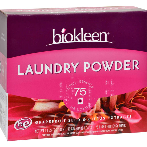 Biokleen Laundry Powder - All Temperature - 5 Lbs - Vita-Shoppe.com