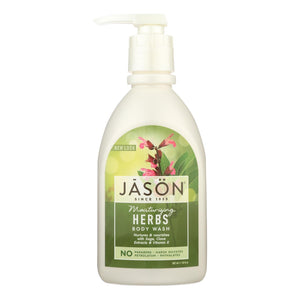 Jason Pure Natural Body Wash Moisturizing Herbs - 30 Fl Oz - Vita-Shoppe.com