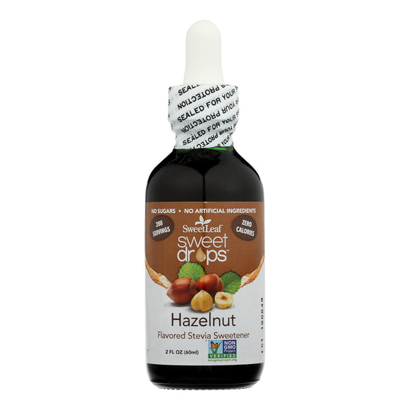 Sweet Leaf Liquid Stevia Sweet Drops - Hazelnut - 2 Oz - Vita-Shoppe.com