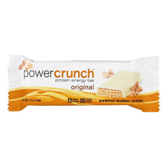Power Crunch Bar - Peanut Butter Cream - Case Of 12 - 1.4 Oz - Vita-Shoppe.com