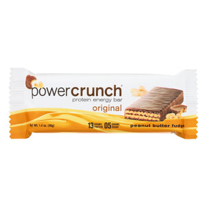 Power Crunch Bar - Peanut Butter Fudge - Case Of 12 - 1.4 Oz - Vita-Shoppe.com