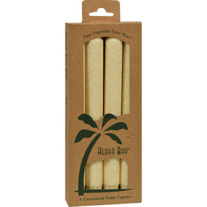 Aloha Bay Palm Tapers Cream - 4 Candles - Vita-Shoppe.com