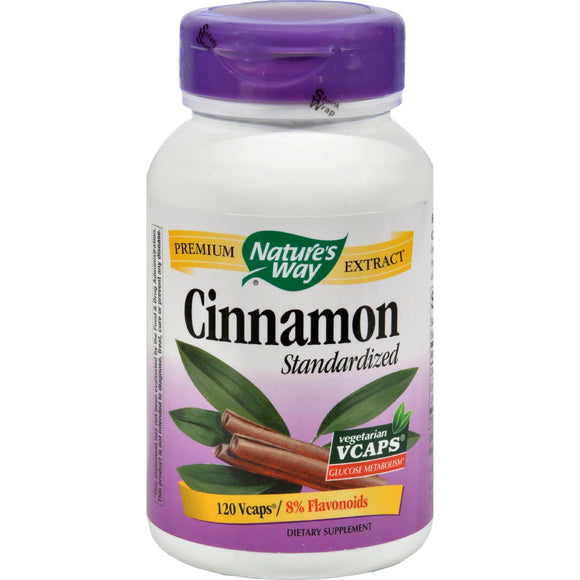 Nature's Way Cinnamon Standardized - 120 Vcaps - Vita-Shoppe.com