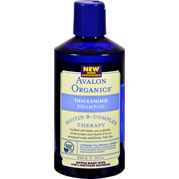 Avalon Organics Thickening Shampoo Biotin B Complex Therapy - 14 Fl Oz - Vita-Shoppe.com