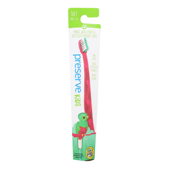 Preserve Kids' Toothbrush- 6 Pack - Assorted Colors - Vita-Shoppe.com