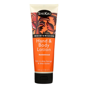 Shikai All Natural Hand And Body Lotion Sandlewood - 8 Fl Oz - Vita-Shoppe.com