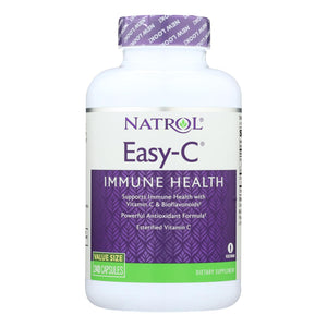 Natrol Easy-c With Bioflavonoids - 500 Mg - 240 Vegetarian Capsules - Vita-Shoppe.com