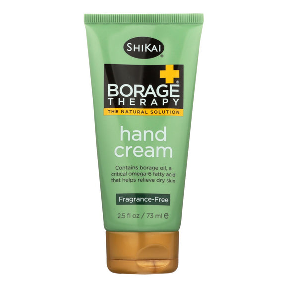 Shikai Borage Therapy Hand Cream Unscented - 2.5 Fl Oz - Vita-Shoppe.com