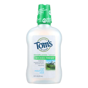 Tom's Of Maine Cool Mountain Mint Mouthwash - 16 Oz - Vita-Shoppe.com