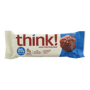 Think Products Thin Bar - Brownie Crunch - Case Of 10 - 2.1 Oz - Vita-Shoppe.com
