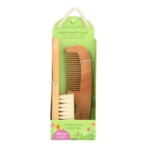 Green Sprouts Comb And Brush Set - Vita-Shoppe.com