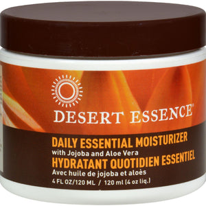 Desert Essence Facial Mositurizer - Daily Essential - 4 Fl Oz - Vita-Shoppe.com