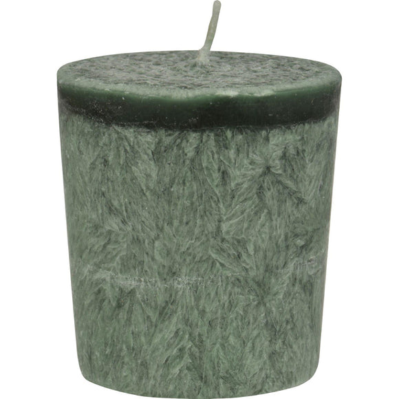 Aloha Bay Votive Eco Palm Wax Candle - Mountain Mist - Case Of 12 - 2 Oz - Vita-Shoppe.com