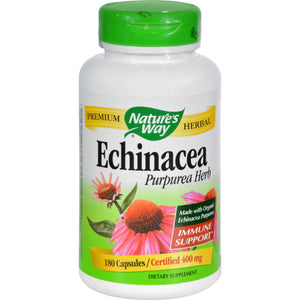 Nature's Way Echinacea Purpurea Herb - 180 Capsules - Vita-Shoppe.com