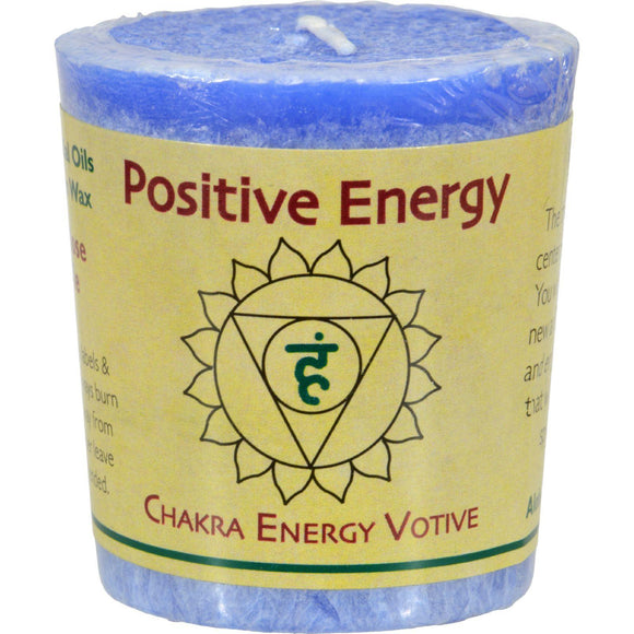 Aloha Bay Chakra Votive Candle - Positive Energy - Case Of 12 - 2 Oz - Vita-Shoppe.com
