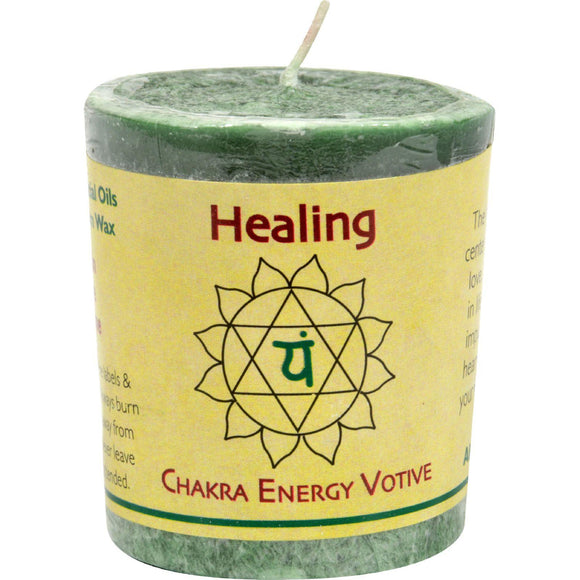Aloha Bay Chakra Votive Candle - Healing - Case Of 12 - 2 Oz - Vita-Shoppe.com