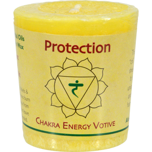 Aloha Bay Chakra Votive Candle - Protection - Case Of 12 - 2 Oz - Vita-Shoppe.com