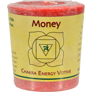 Aloha Bay Chakra Votive Candle - Money - Case Of 12 - 2 Oz - Vita-Shoppe.com