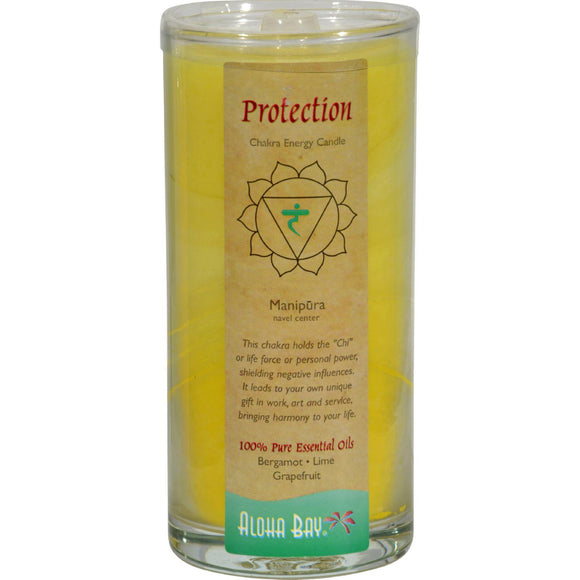 Aloha Bay Chakra Candle Jar Protection - 11 Oz - Vita-Shoppe.com
