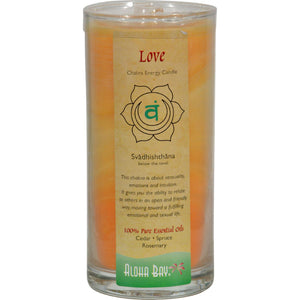 Aloha Bay Chakra Candle Jar Love - 11 Oz - Vita-Shoppe.com