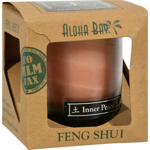 Aloha Bay Feng Shui Elements Palm Wax Candle - Earth-inner Peace - 2.5 Oz - Vita-Shoppe.com
