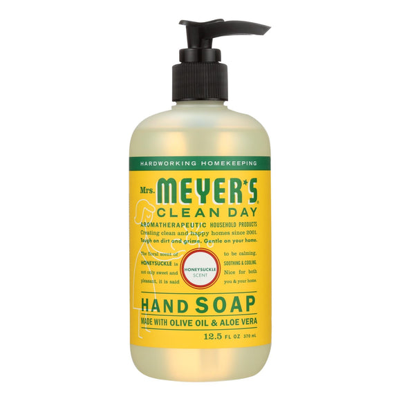 Mrs. Meyer's Clean Day - Liquid Hand Soap - Honeysuckle - Case Of 6 - 12.5 Oz - Vita-Shoppe.com