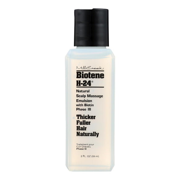 Mill Creek Biotene H-24 Natural Scalp Massage Emulsion - 2 Fl Oz - Vita-Shoppe.com