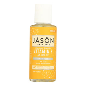 Jason Vitamin E Pure Natural Skin Oil Maximum Strength - 45000 Iu - 2 Fl Oz - Vita-Shoppe.com