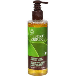 Desert Essence Thoroughly Clean Face Wash - Original - 8.5 Fl Oz - Vita-Shoppe.com
