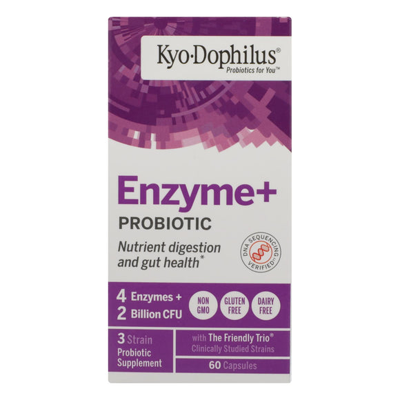 Kyolic - Kyo-dophilus With Enzymes Digestion - 60 Capsules - Vita-Shoppe.com