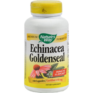 Nature's Way Echinacea Goldenseal - 180 Capsules - Vita-Shoppe.com