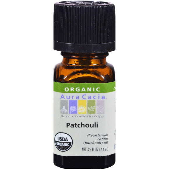 Aura Cacia Organic Patchouli - .25 Oz - Vita-Shoppe.com