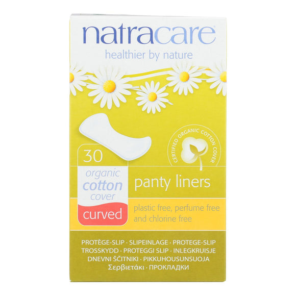 Natracare Natural Curved Panty Liners - 30 Pack - Vita-Shoppe.com