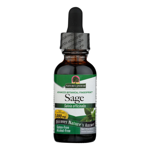 Nature's Answer - Sage - Alcohol Free - 1 Oz - Vita-Shoppe.com