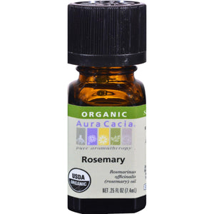 Aura Cacia Organic Essential Oil - Rosemary - .25 Oz - Vita-Shoppe.com