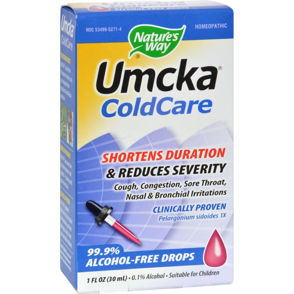 Nature's Way Umcka Coldcare Alcohol-free Drops - 1 Fl Oz - Vita-Shoppe.com