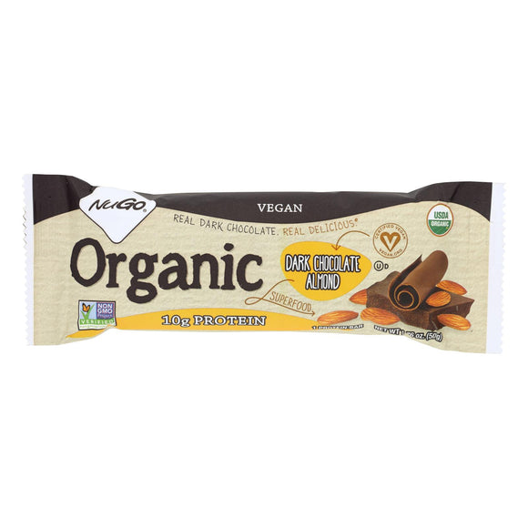 Nugo Nutrition Bar - Organic Dark Chocolate Almond - 1.76 Oz - Case Of 12 - Vita-Shoppe.com