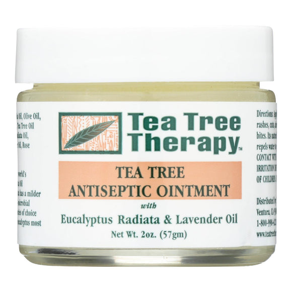 Tea Tree Therapy Antiseptic Ointment Eucalyptus Australiana And Lavender Oil - 2 Oz - Vita-Shoppe.com