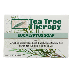 Tea Tree Therapy Eucalyptus Soap Vegetable Base - 3.5 Oz - Vita-Shoppe.com