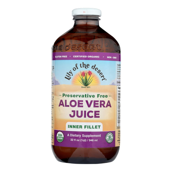 Lily Of The Desert - Aloe Vera Juice - Inner Fillet - 32 Fl Oz - Vita-Shoppe.com