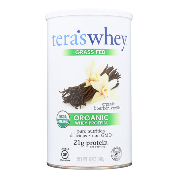 Teras Whey Protein Powder - Whey - Organic - Bourbon Vanilla - 12 Oz - Vita-Shoppe.com