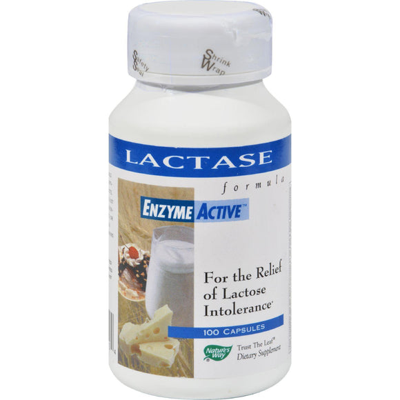 Nature's Way Lactase Formula - 100 Capsules - Vita-Shoppe.com