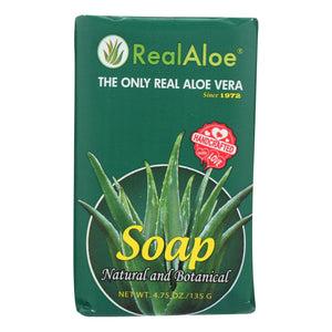 Real Aloe Aloe Vera Bar Soap - 4.75 Oz - Vita-Shoppe.com