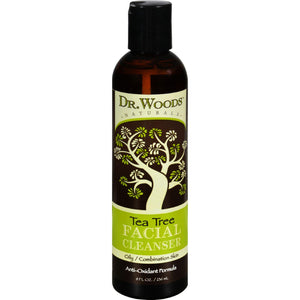 Dr. Woods Facial Cleanser - Tea Tree - 8 Oz - Vita-Shoppe.com
