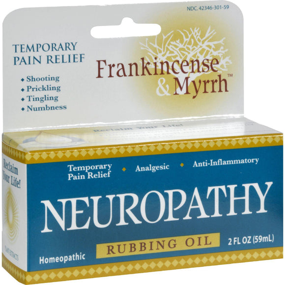 Frankincense And Myrrh Neuropathy Rubbing Oil - 2 Fl Oz - Vita-Shoppe.com