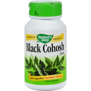 Nature's Way Black Cohosh Root - 100 Capsules - Vita-Shoppe.com