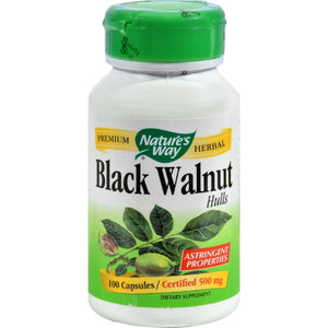 Nature's Way Black Walnut Hulls - 100 Capsules - Vita-Shoppe.com